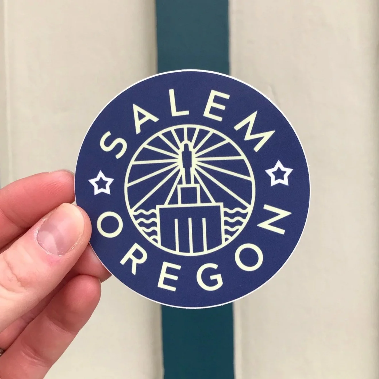 Salem Capitol Building Sticker