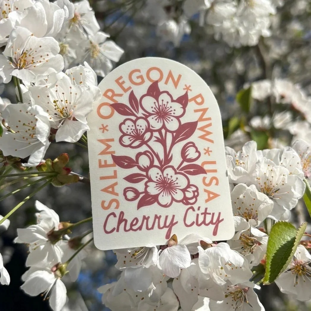 Salem Cherry City Sticker