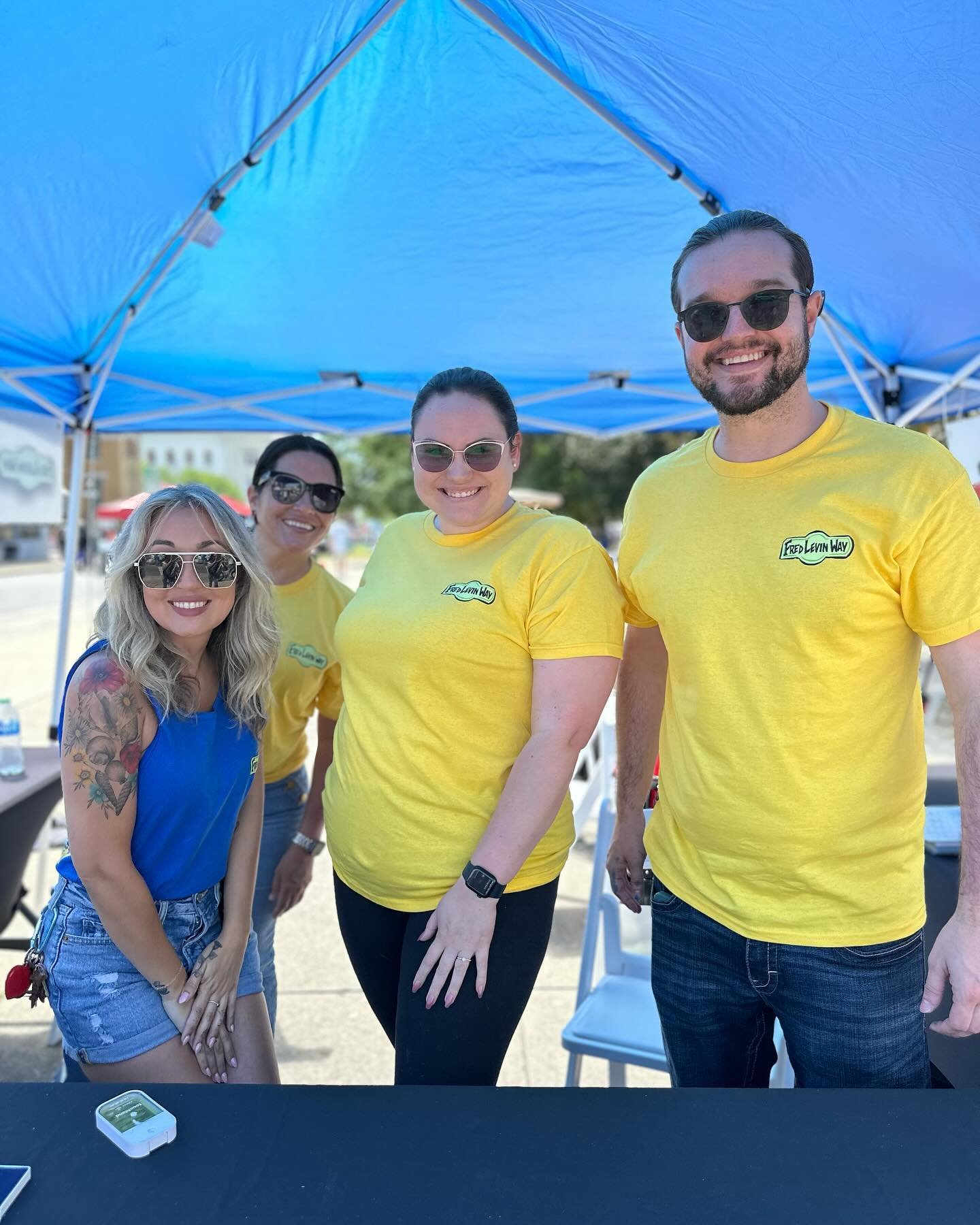 A Sunday well spent. &hearts;️

This team never ceases to amaze us in their efforts to give back and actively engage to make a positive impact where we live. 

Yesterday, Jade, Tahnee, Hannah and Woody spent the day at the Fred Levin Fest where they 