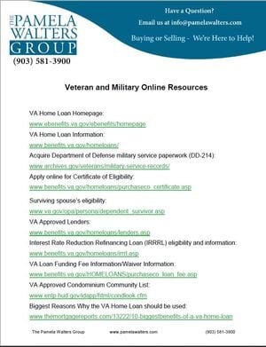 Veteran and Military Resources