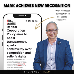 Mark Jensen Featured in Real Estate Magazine's Latest Article