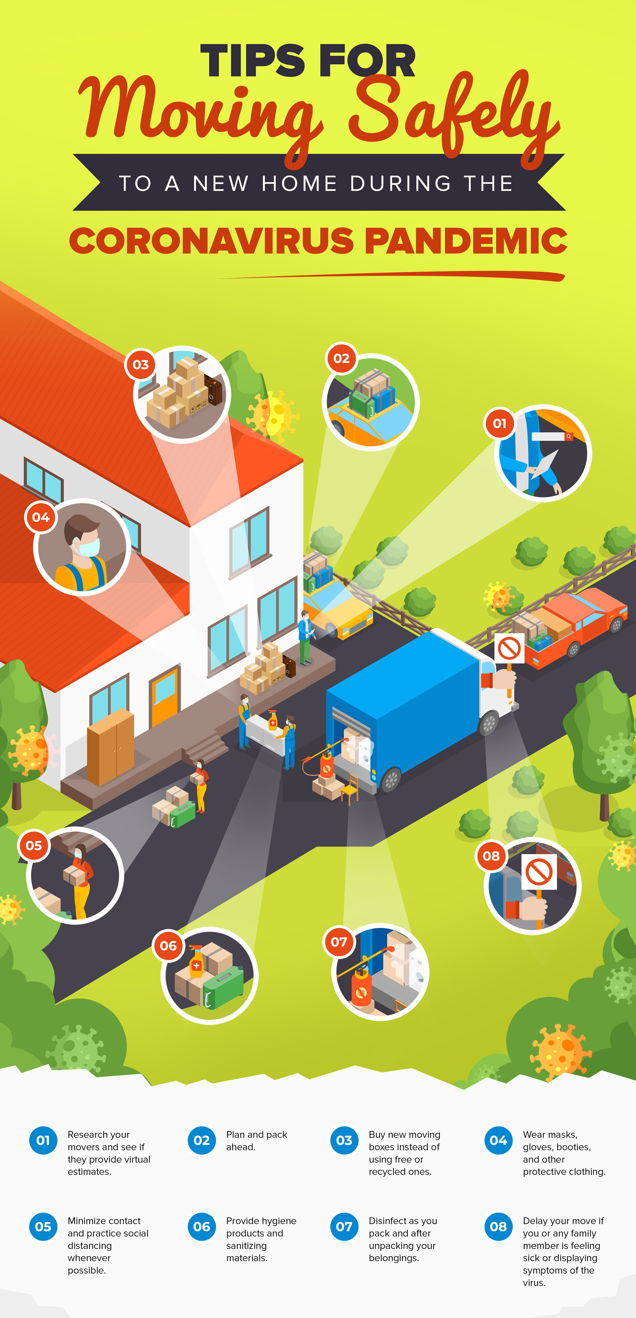 Tips for Moving Safely to a New Home During the Coronavirus Pandemic