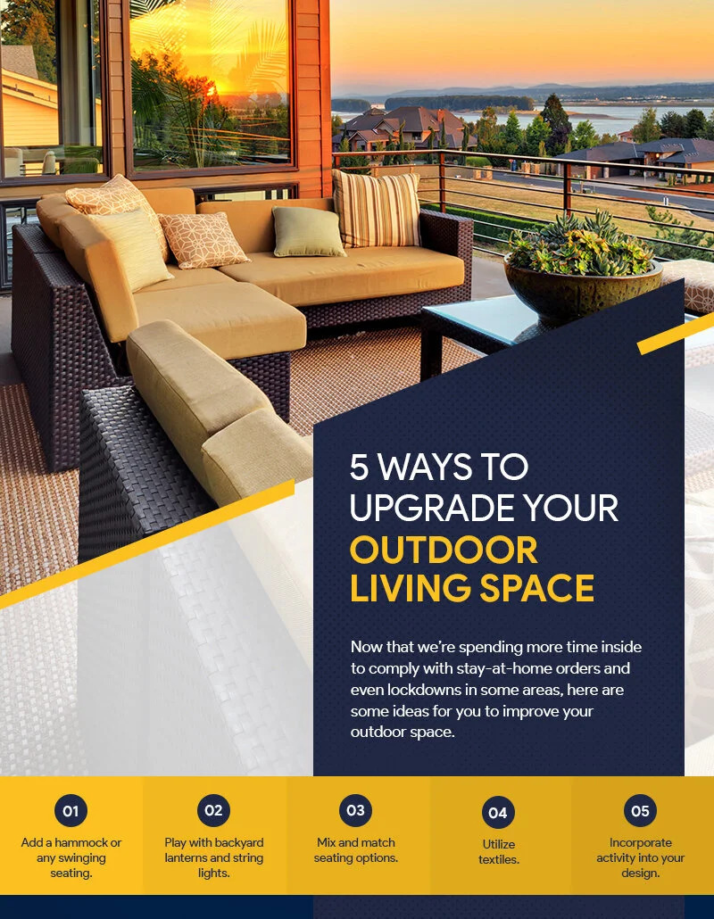 5 Ways To Upgrade Your Outdoor Living Space