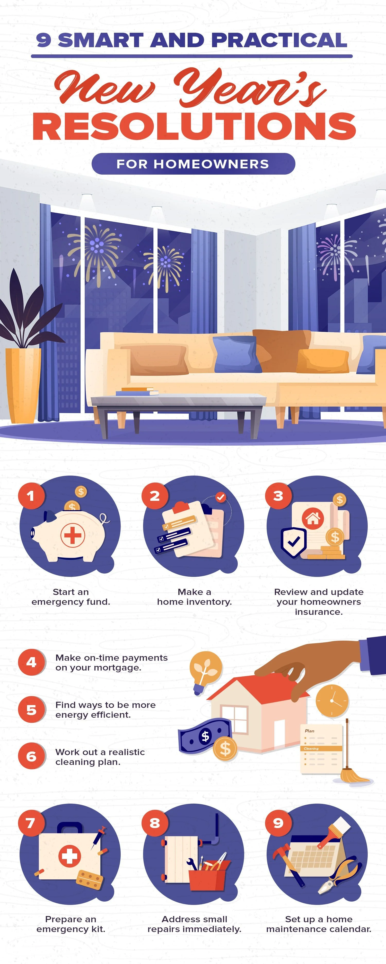 9 Smart and Practical New Year's Resolutions for Homeowners