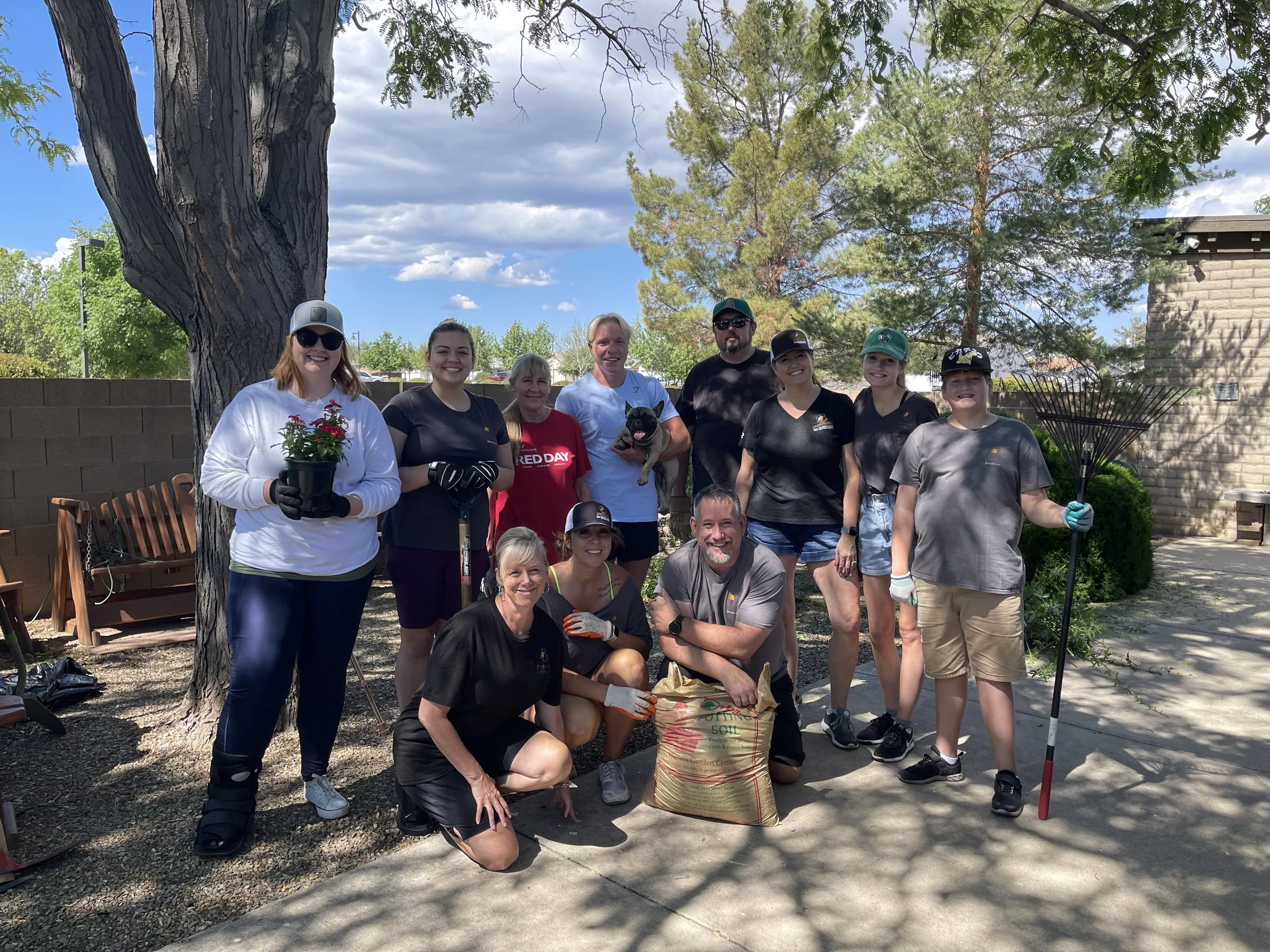 Serving at Prevent Child Abuse Prescott 