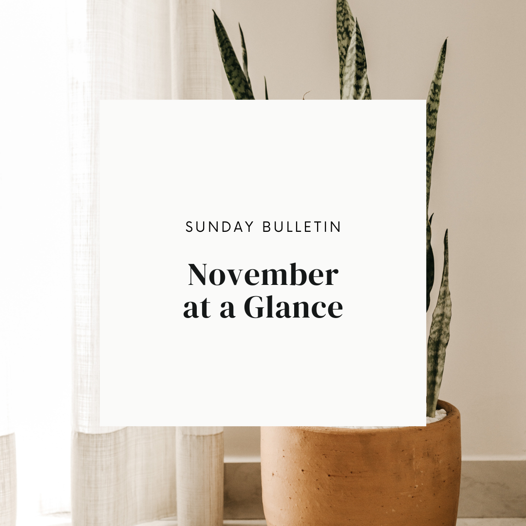 November 2022 At A Glance