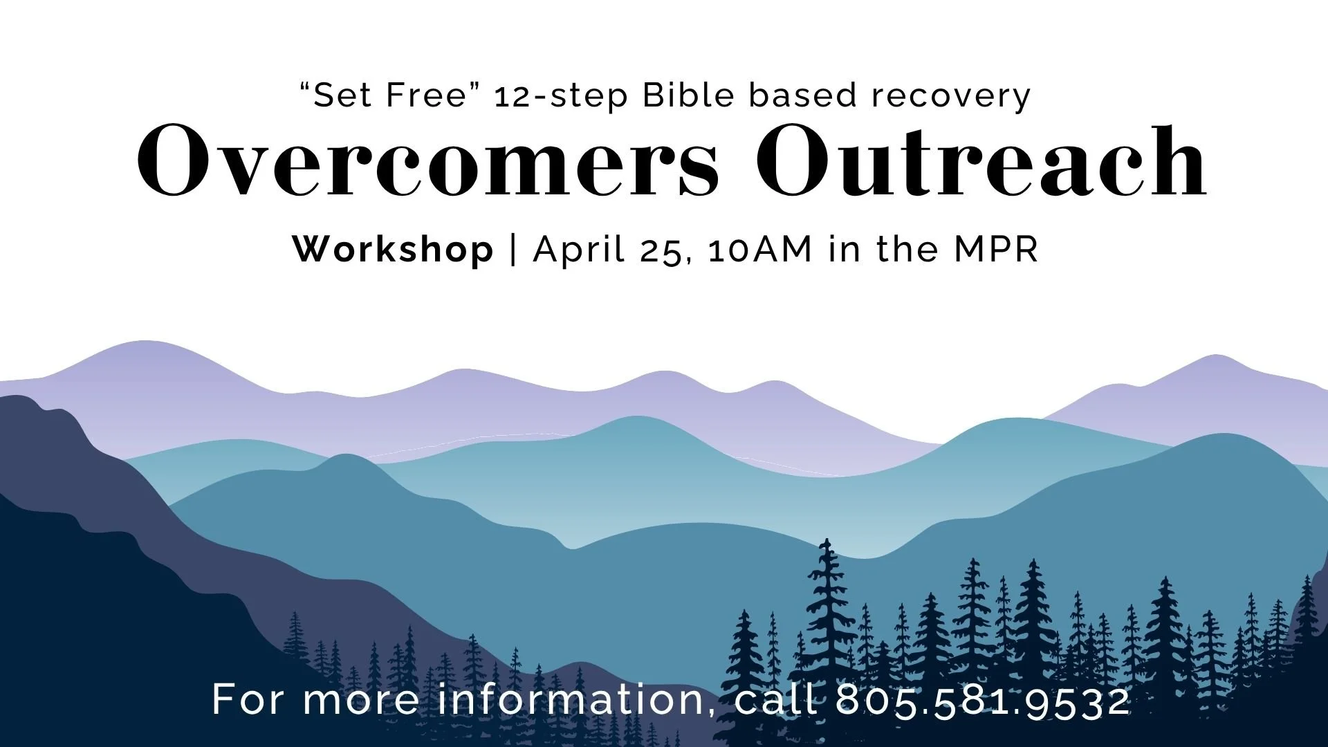 Overcomer's Outreach Workshop
