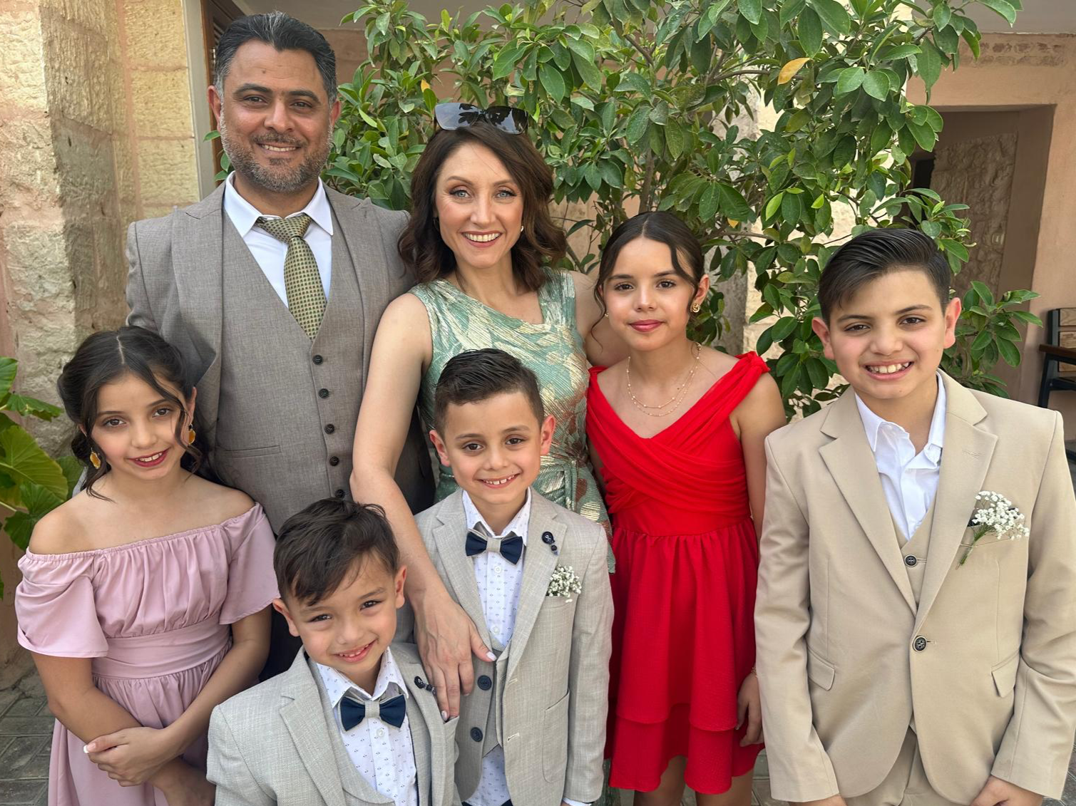 Khader & Stevie Ghanim and their family, our missionary partners serving in Jericho.