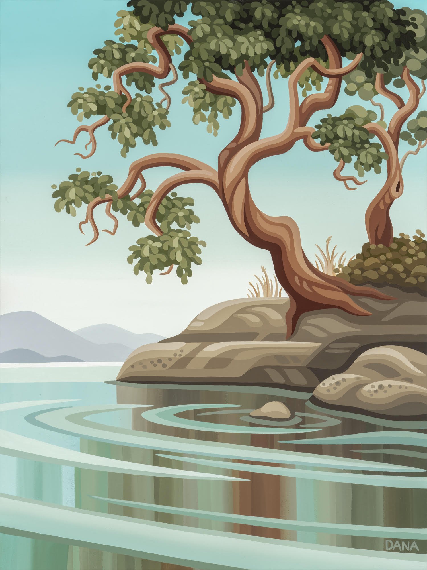 Arbutus Reflections (15x20")