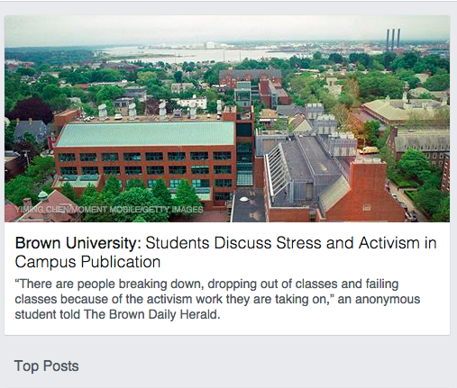 Student stress story eclipsed by Fox News still being obsessed with us