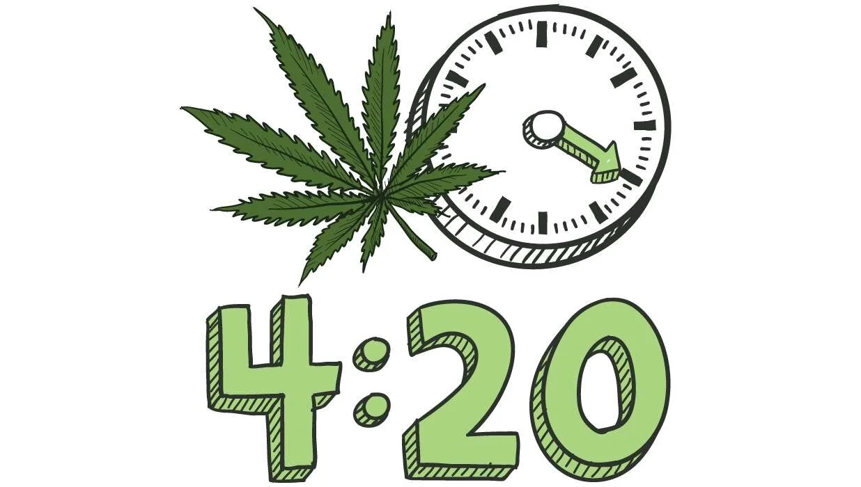 We got up at 4:10 a.m. and went to 4:20 4/20 sober so you didn’t have to