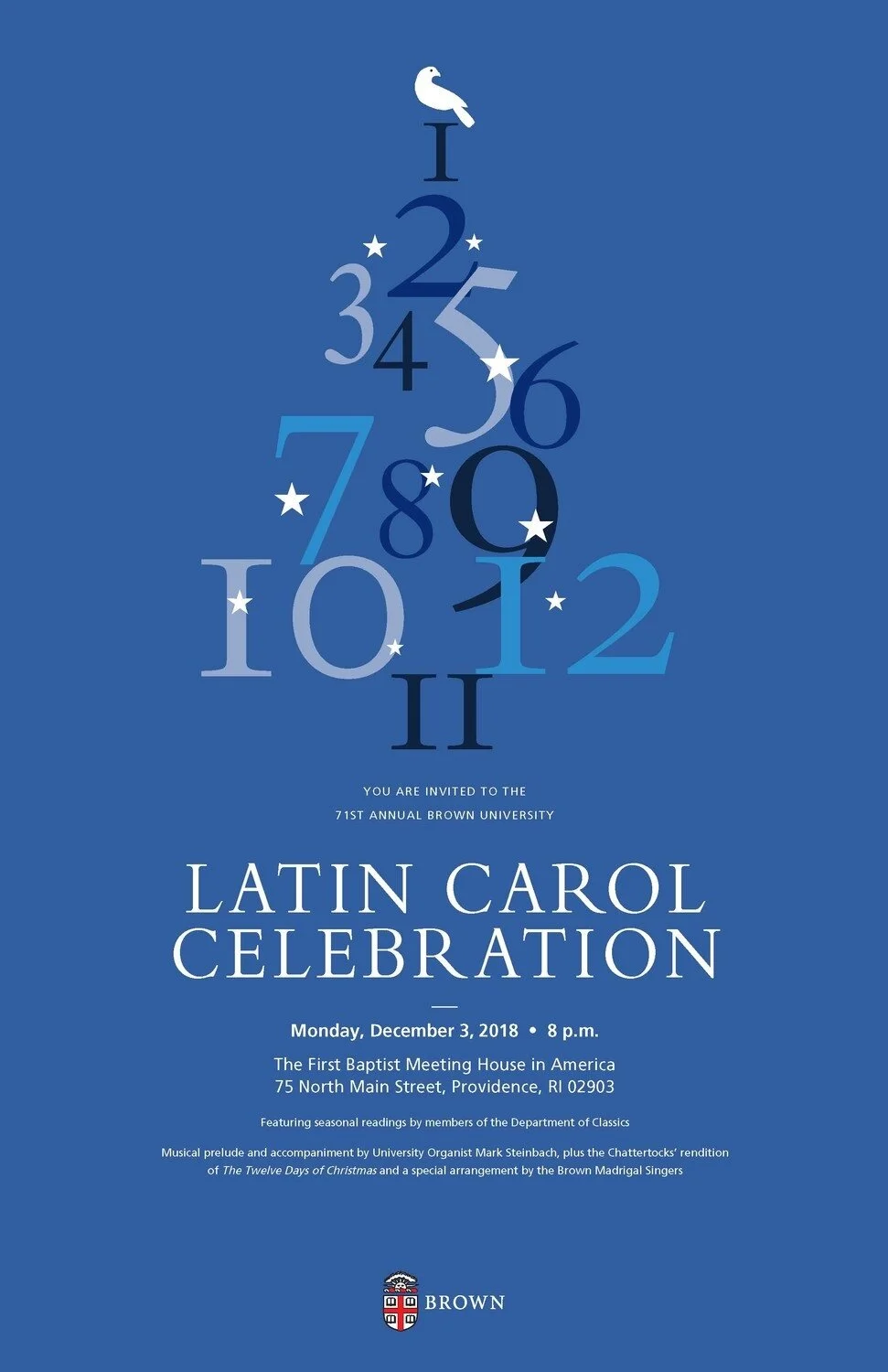 Go to the Latin Carol Celebration Tonight!