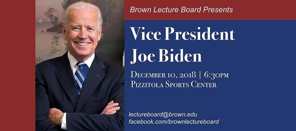 Brown Lecture Board Presents: Joe Biden