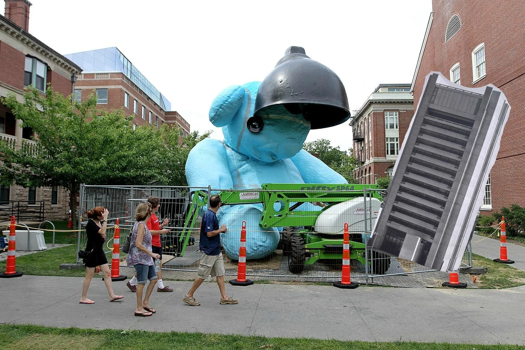 Which is uglier: the SciLi or Untitled (Lamp/Bear)?