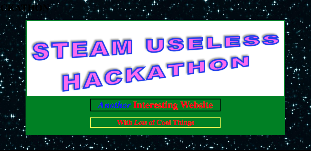 Brown/RISD STEAM’s Useless Hackathon