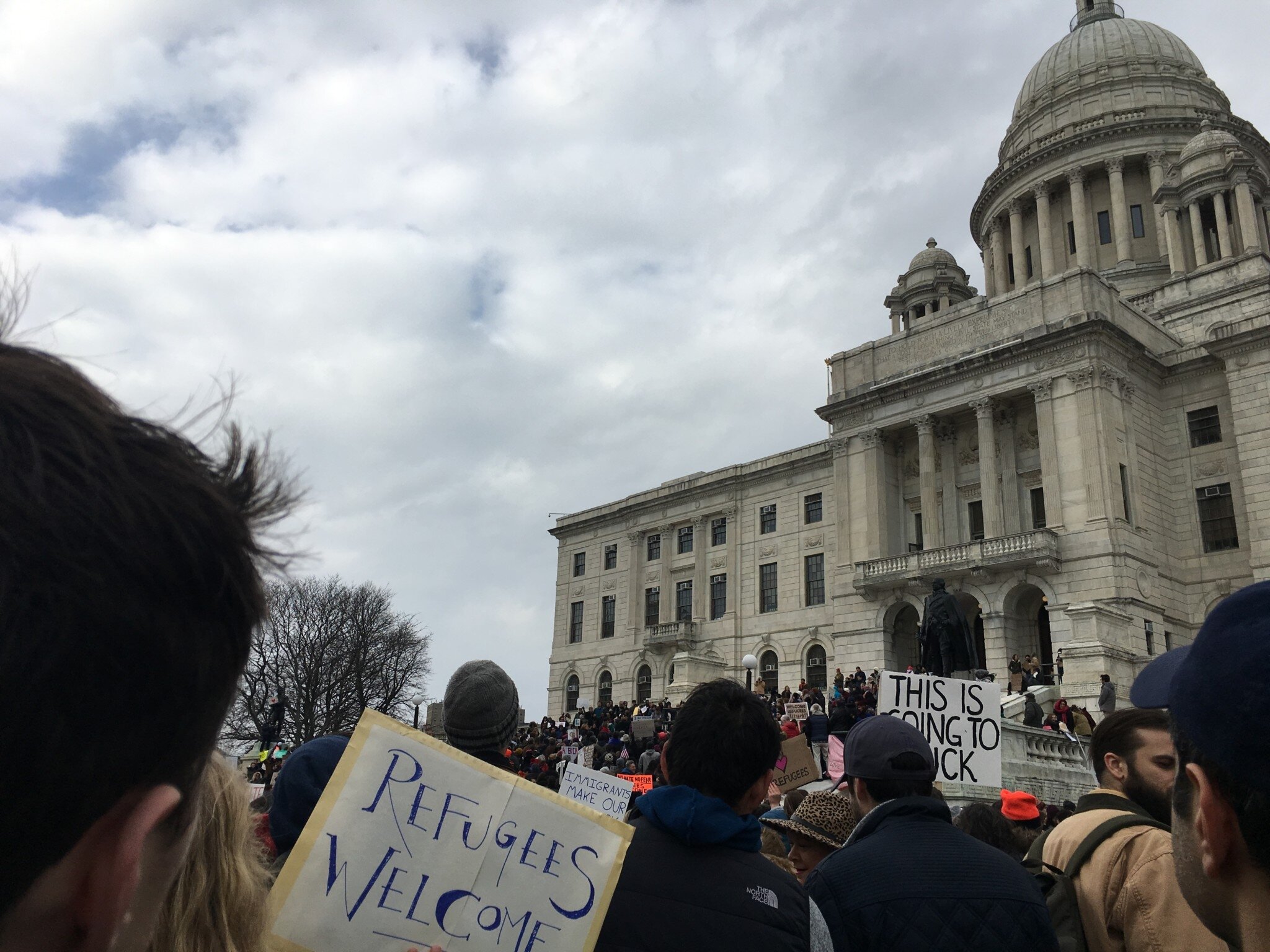 Community Protests Executive Order @ the State House