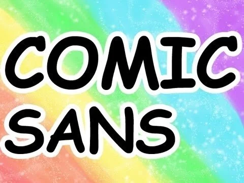 How Comic Sans will save your life
