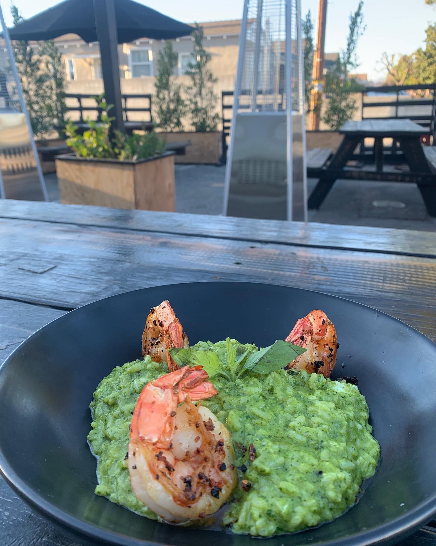 Our Valentine&rsquo;s Dinner Special is here! 💖🤤 Green Goddess 
Salad, Shrimp Pesto Risotto, a glass of Prosecco and a Chocolate Cupcake to top it off is your&rsquo;s to enjoy at The New Deal. Stop by tonight or call ahead to reserve your table! Ha