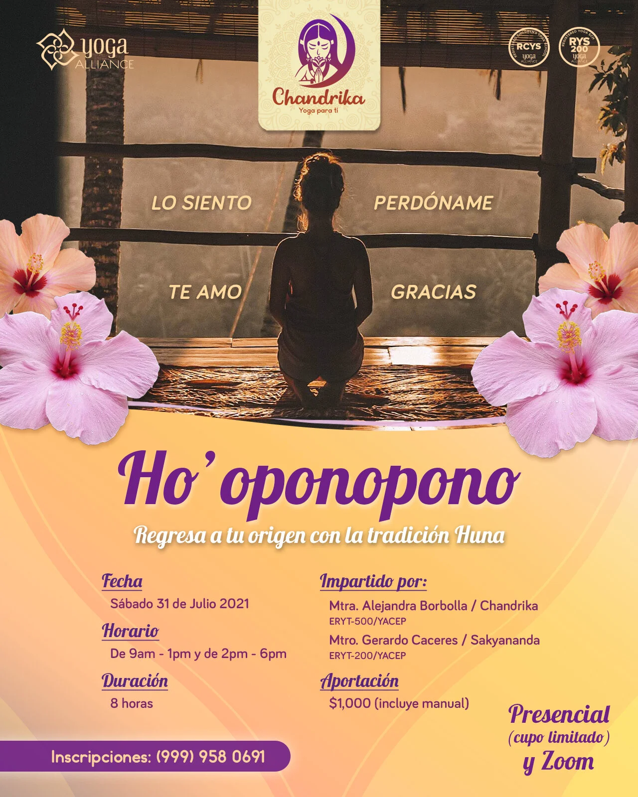 Ho oponopono - Taller Vivencial