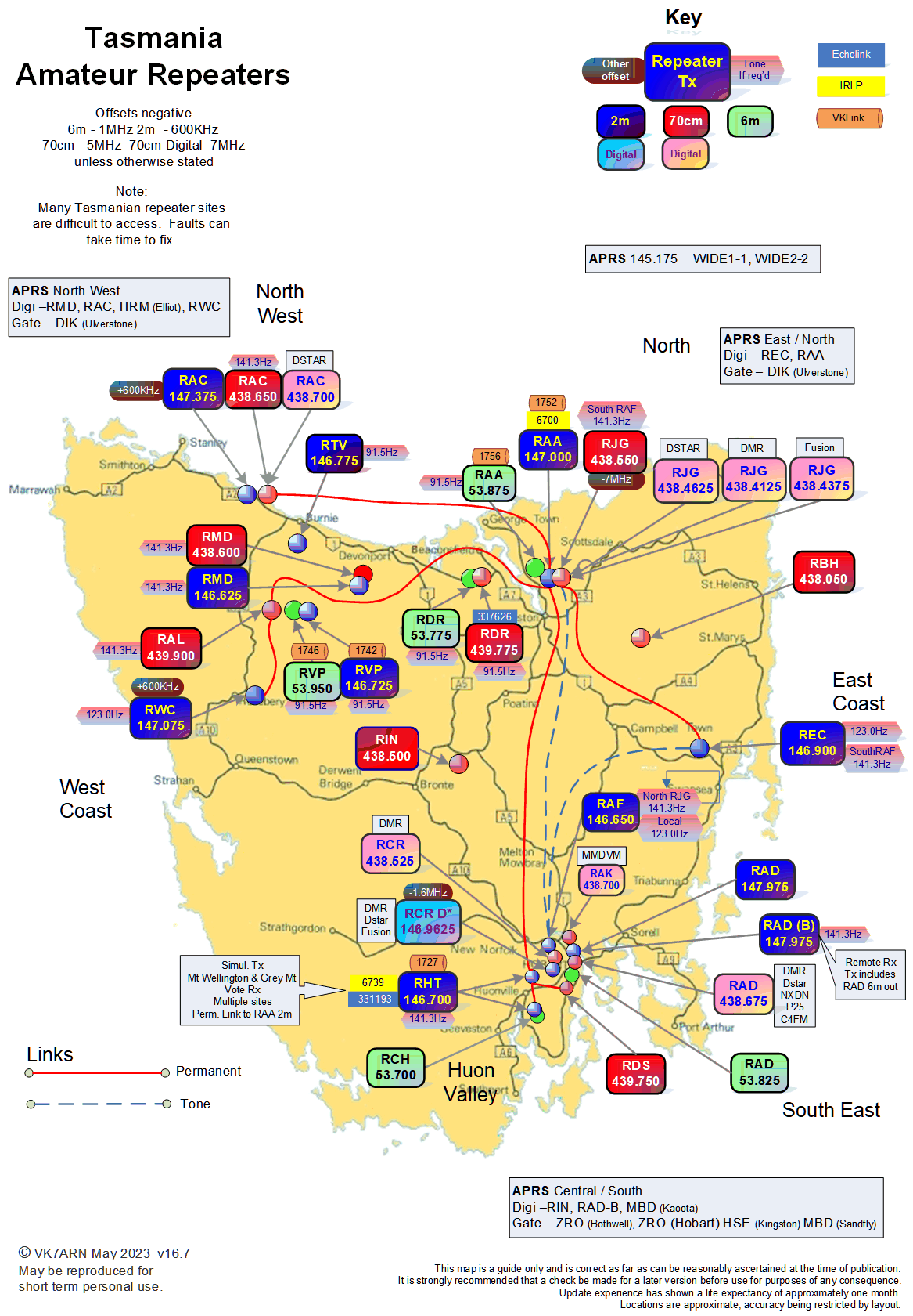 VK7 Amateur Repeater Network — Roger Nichols' Photos and Other Stuff