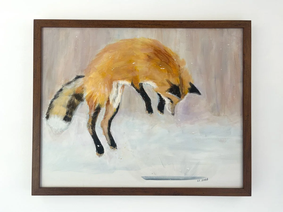 Leaping Fox