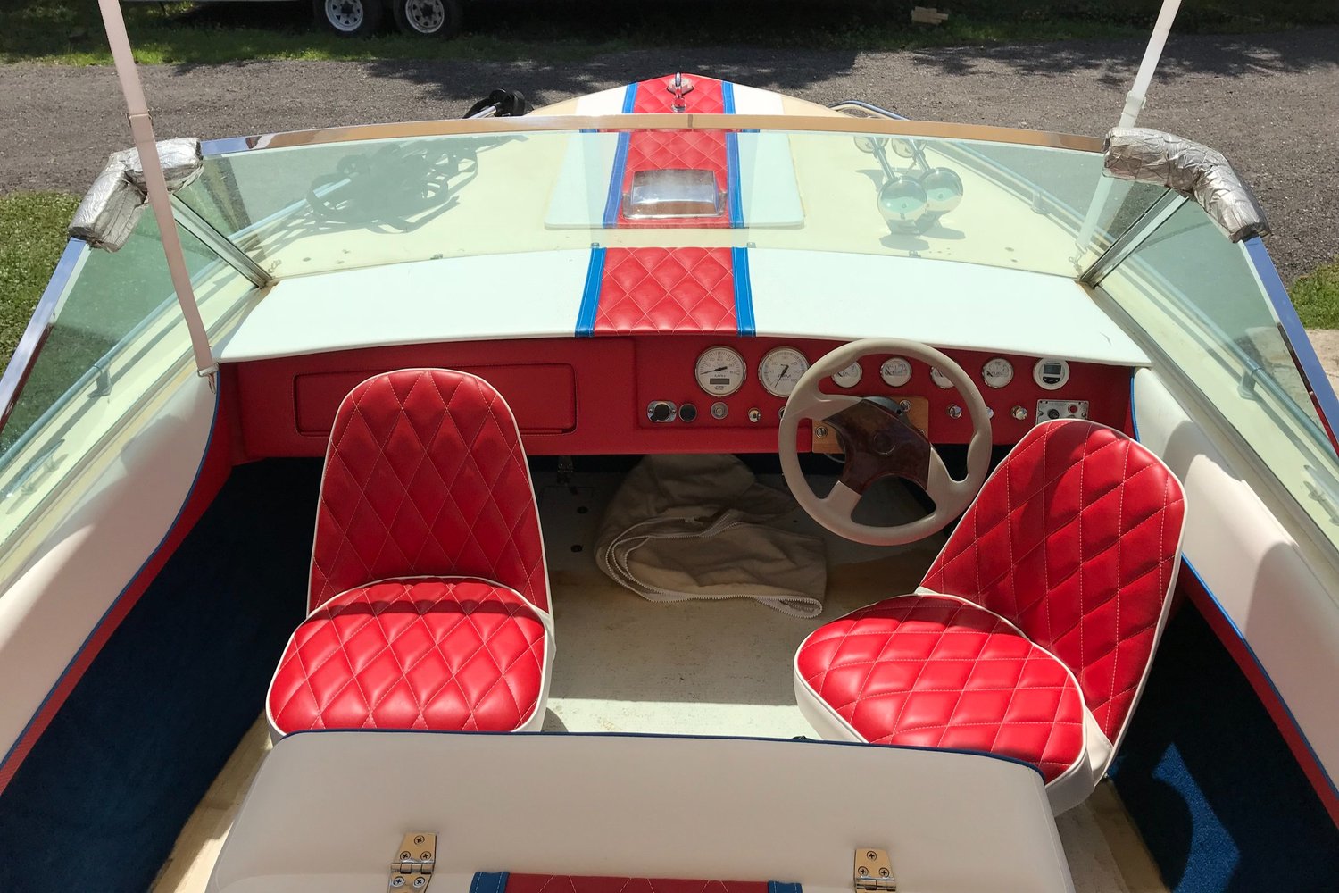 Deck Boat Interior