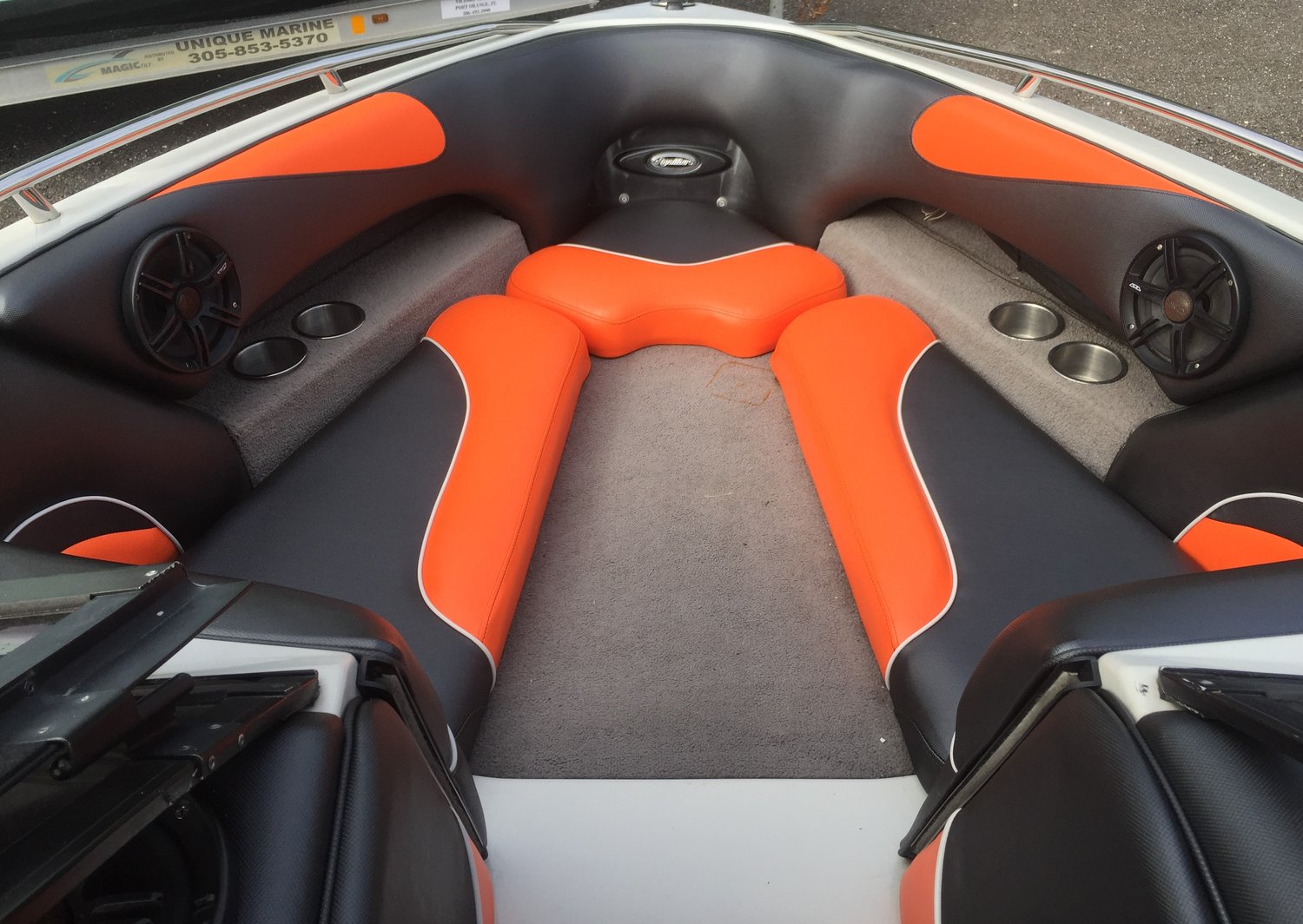 Deck Boat Interior