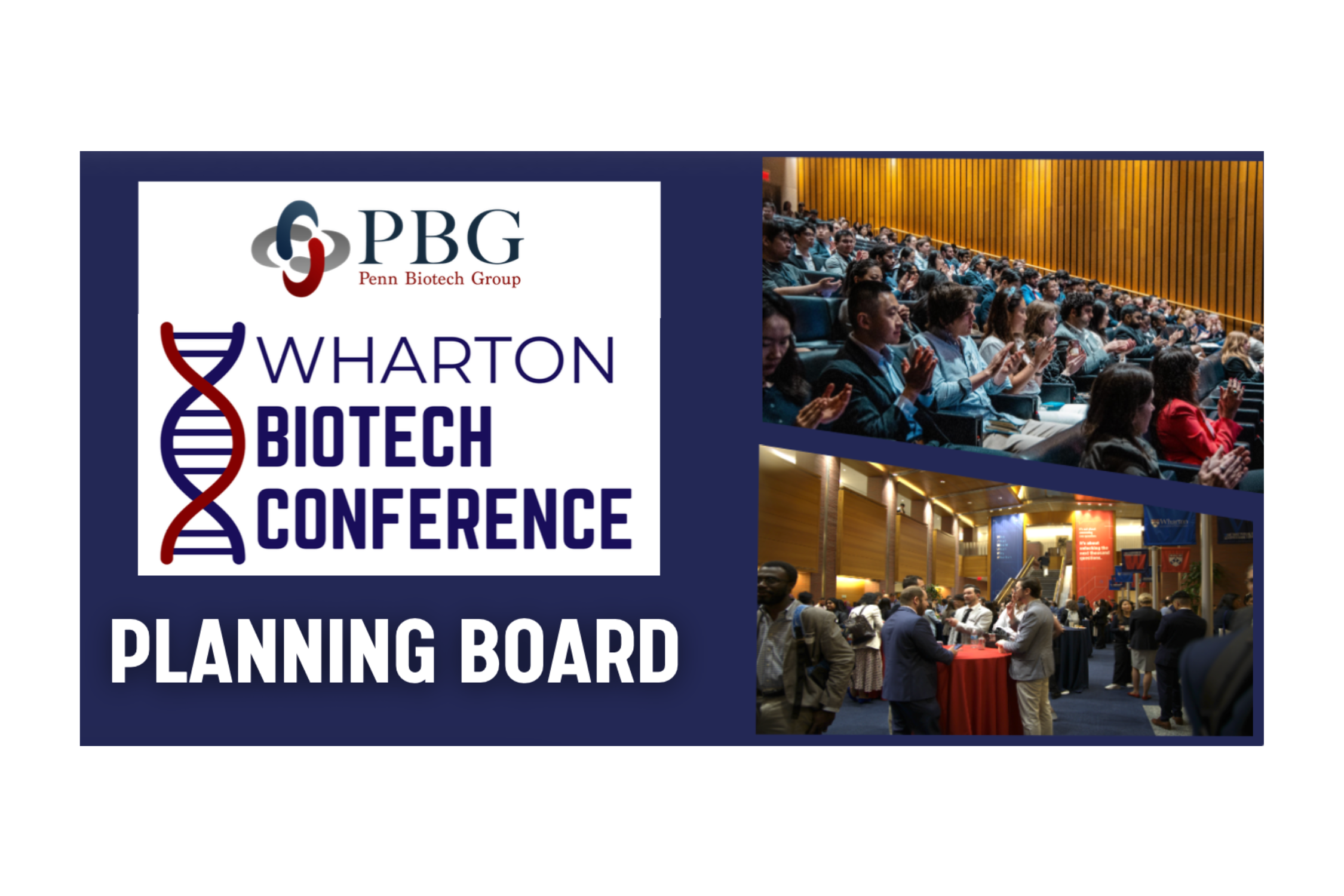 2027 Wharton Biotech Conference Board Application due Sept 14