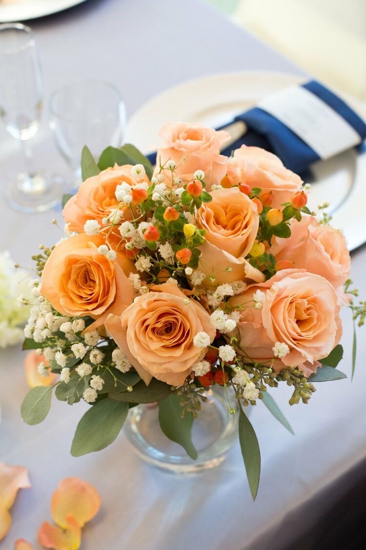 Toss Bouquet Shimmer Roses, Hypericum and Baby’s Breath.jpeg