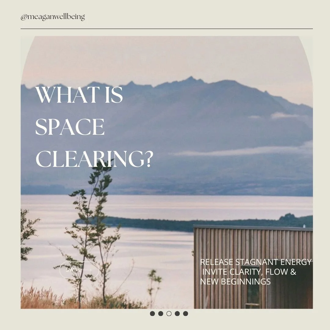 Access a deepened sense of clarity and peace within your space and self.

Space clearing is a powerful practice that releases stagnant or heavy energy from your space using sacred tools such as incense, resins, herbs, sound, dreamwork, energy healing