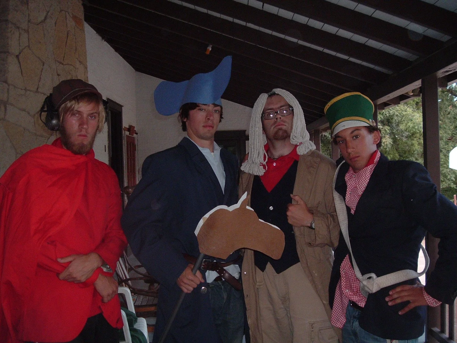 2004 - Staff in costume for a crier