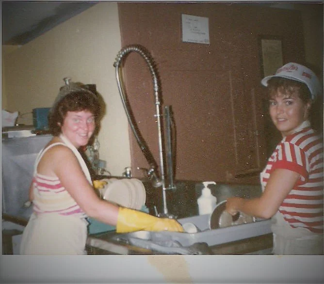 1984 - Dining Hall Kitchen
(Pictured: Sue Six and Carol Hoye)
