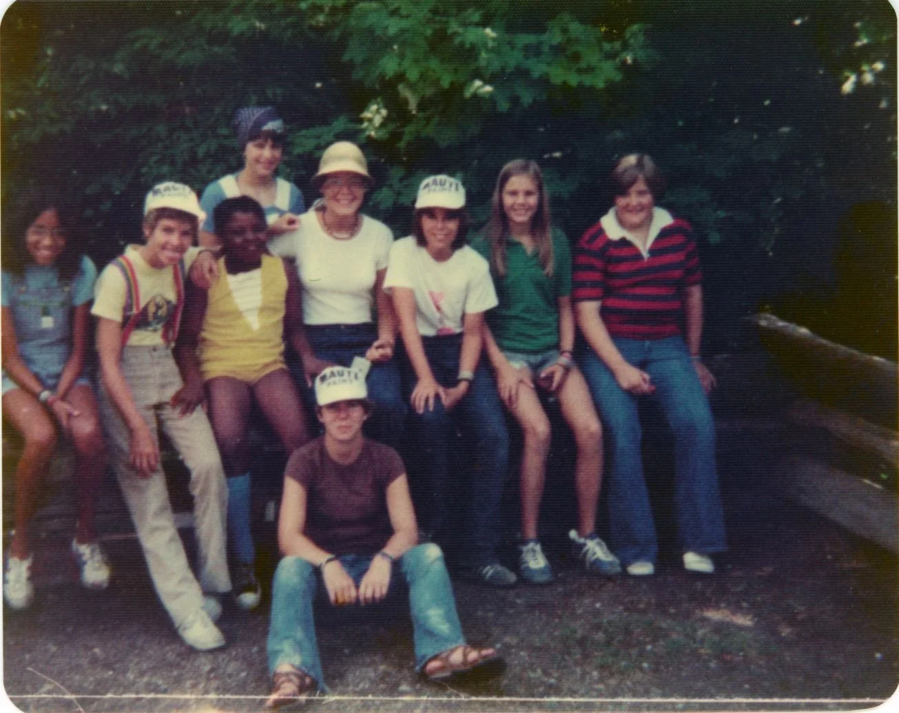 1976 - Campers on a trip to the zoo