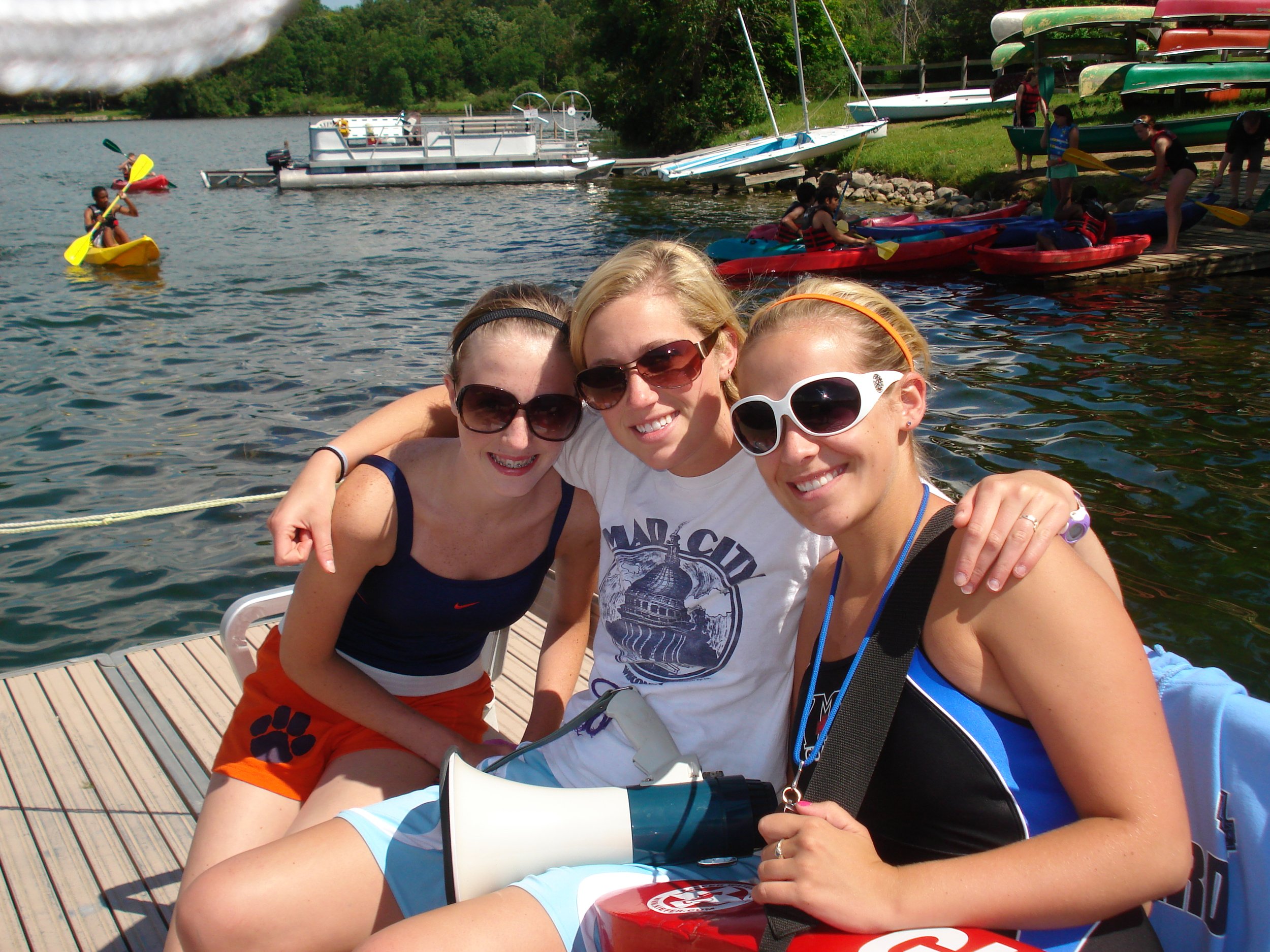 Coed 2 2008 - Staff at the Boating Area