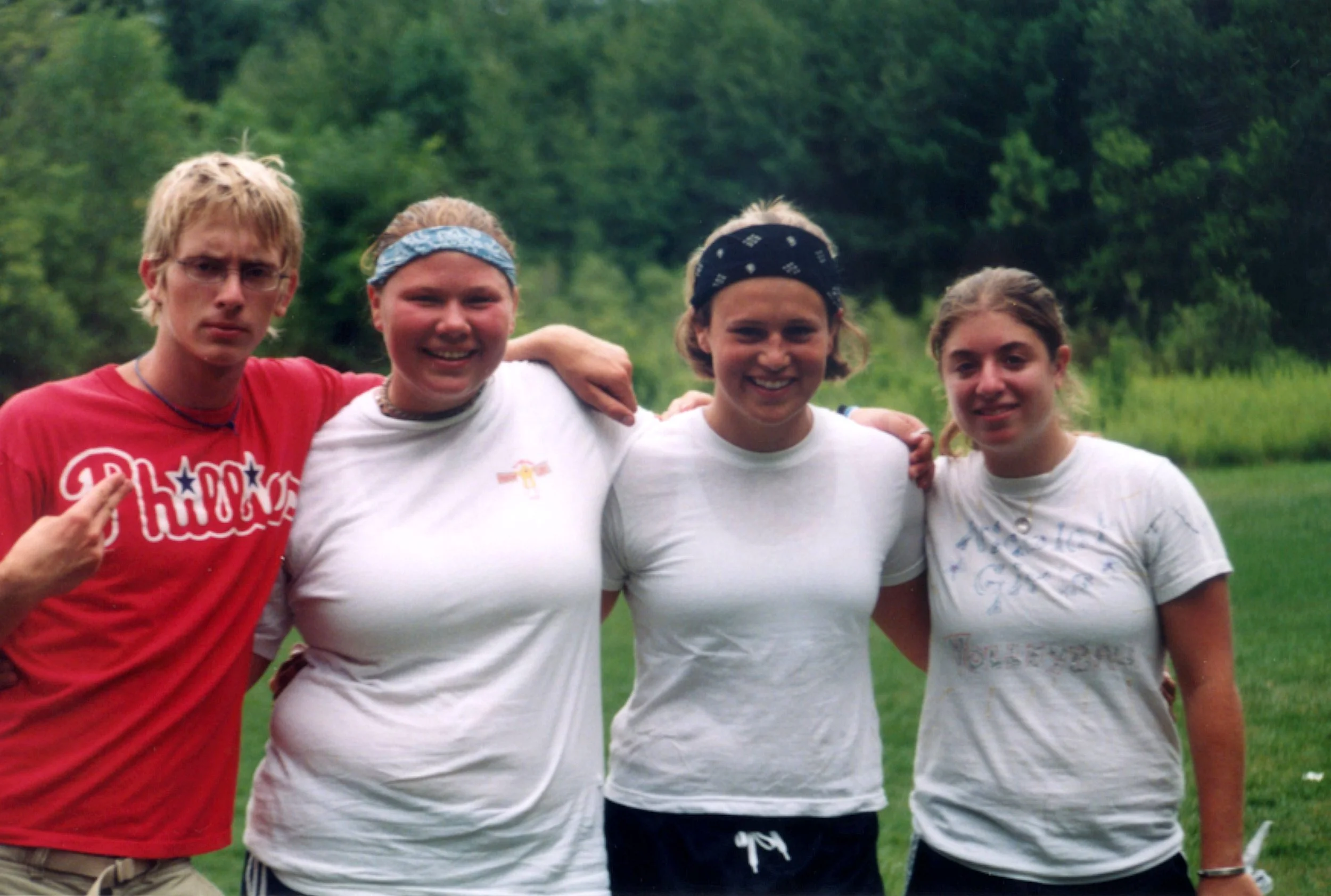 2000s - Staff pose on the A-Field for a photo