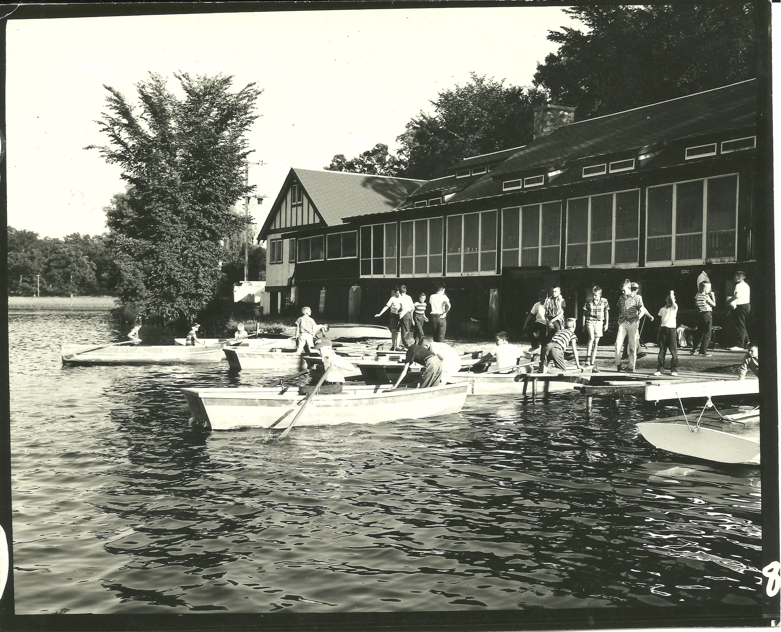 1960s - Exterior view of the second Dining Hall building