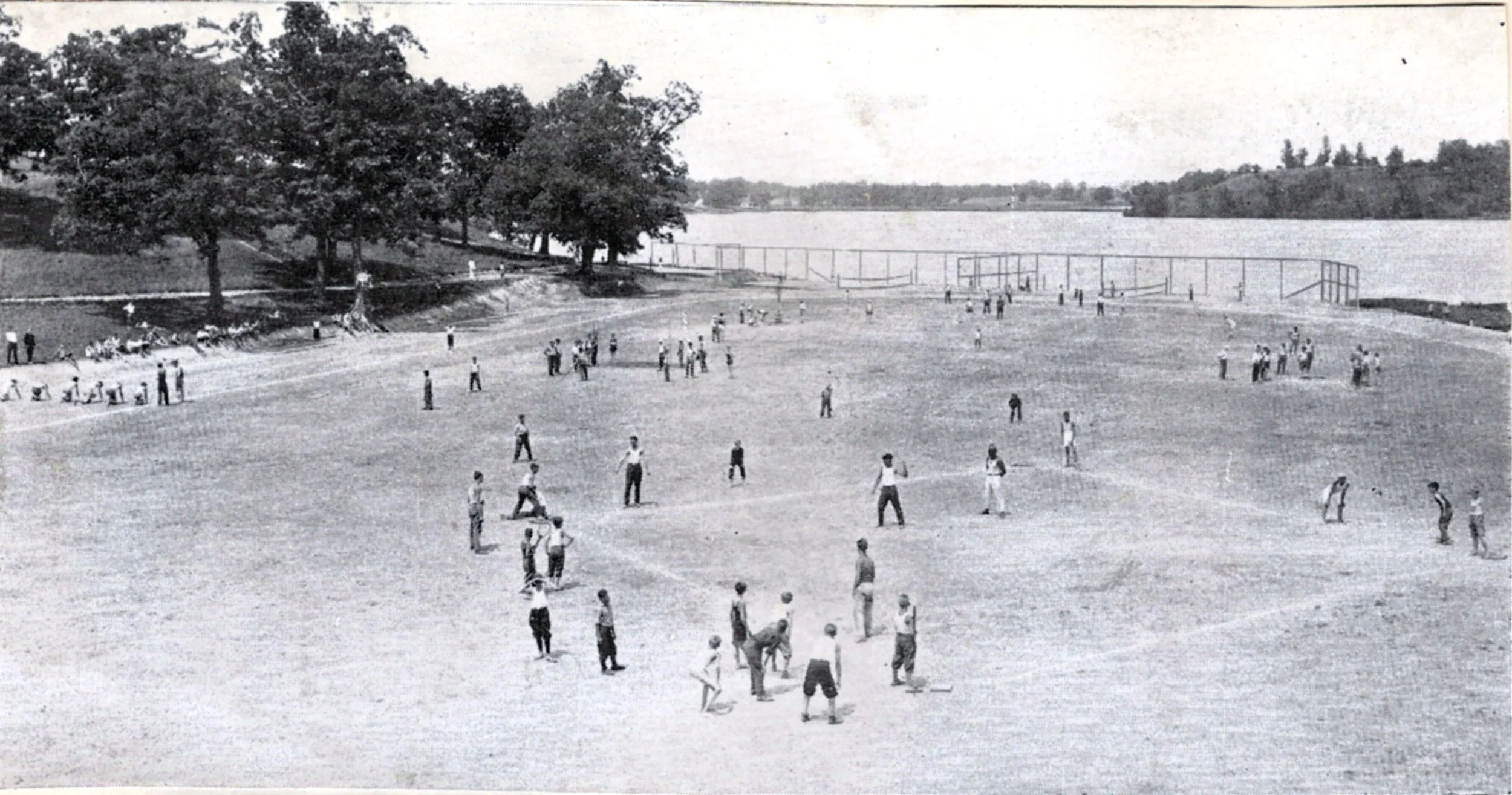 1920s - Baseball game on the Voorhis Athletic Field