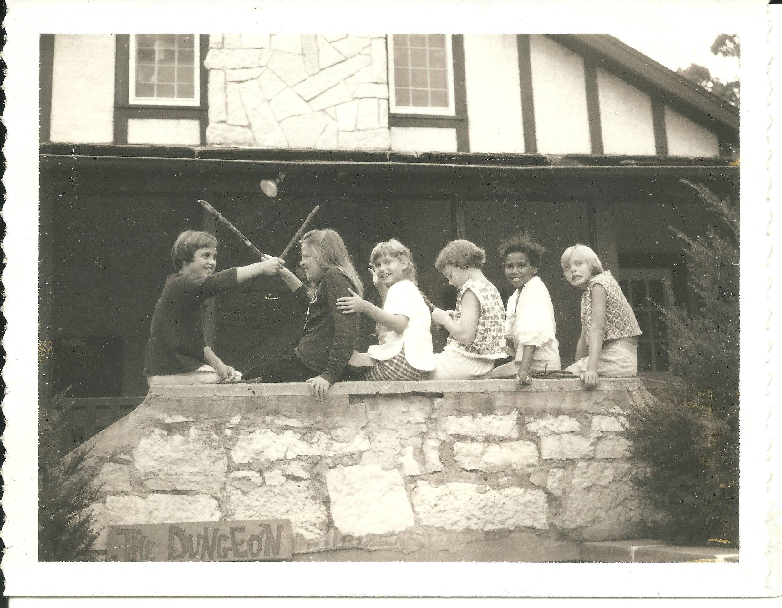 1960s - Campers outside the Alford Lodge