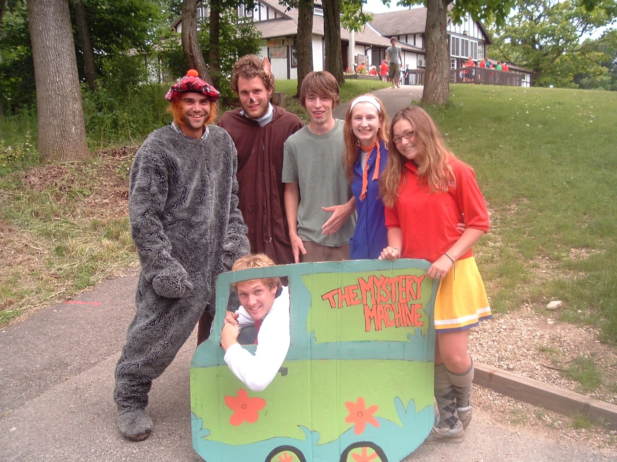 2004 - Staff dressed up in costume as the Scooby Doo crew