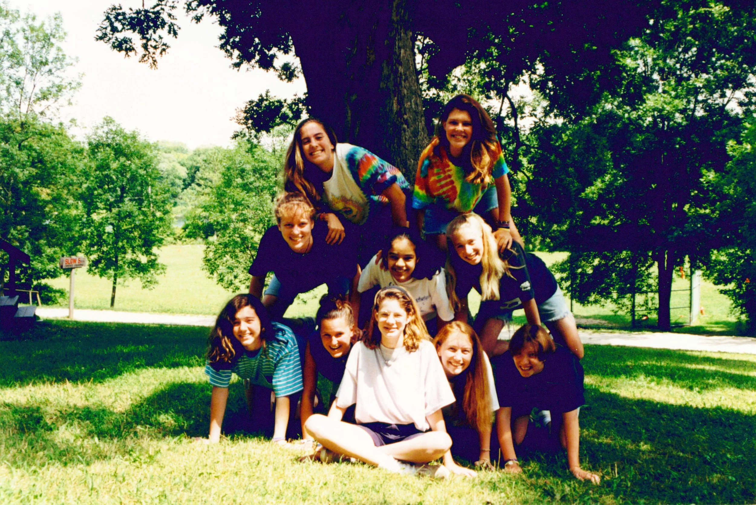 1993 - Tent group photo