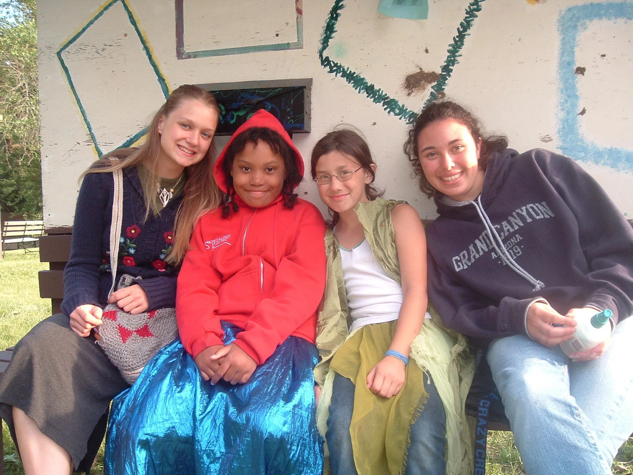 2004 - Monica and Maria with campers