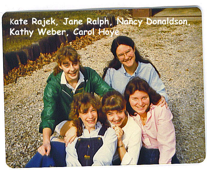 1983 - Group Photo
(Pictured: Kate Rajek, Janet Ralph, Nancy Donaldson, Kathy Weber, Carol Hoye)