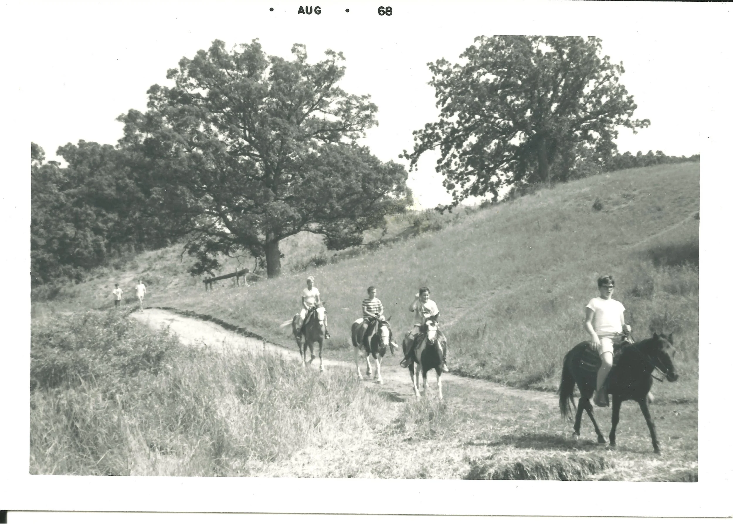 August 1968 - Horseback Riding