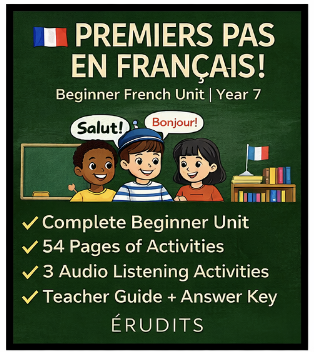 🇫🇷 Premiers Pas en Français – Beginner French Unit (Year 7)
