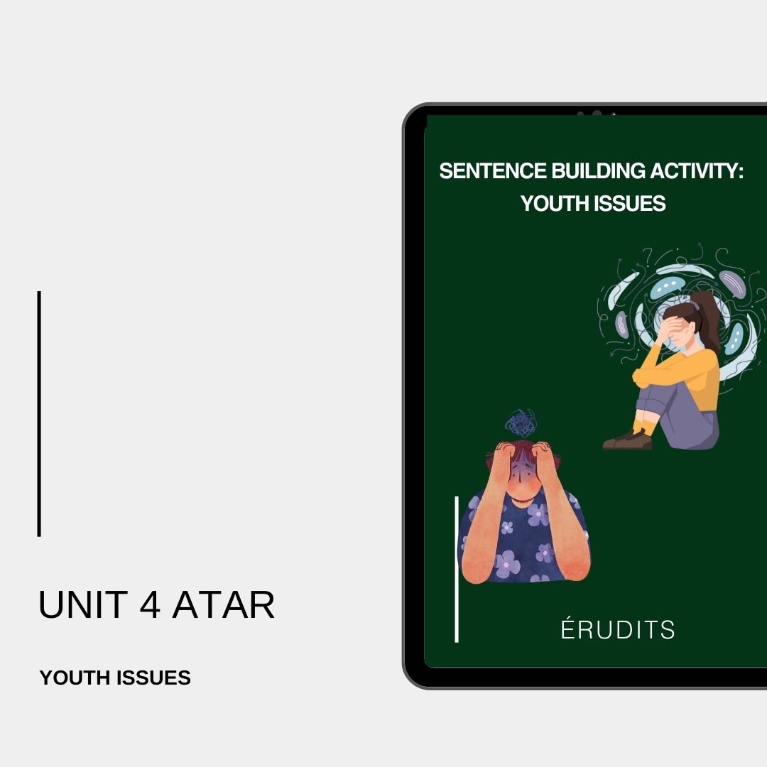 Sentence Building Activity: Youth Issues