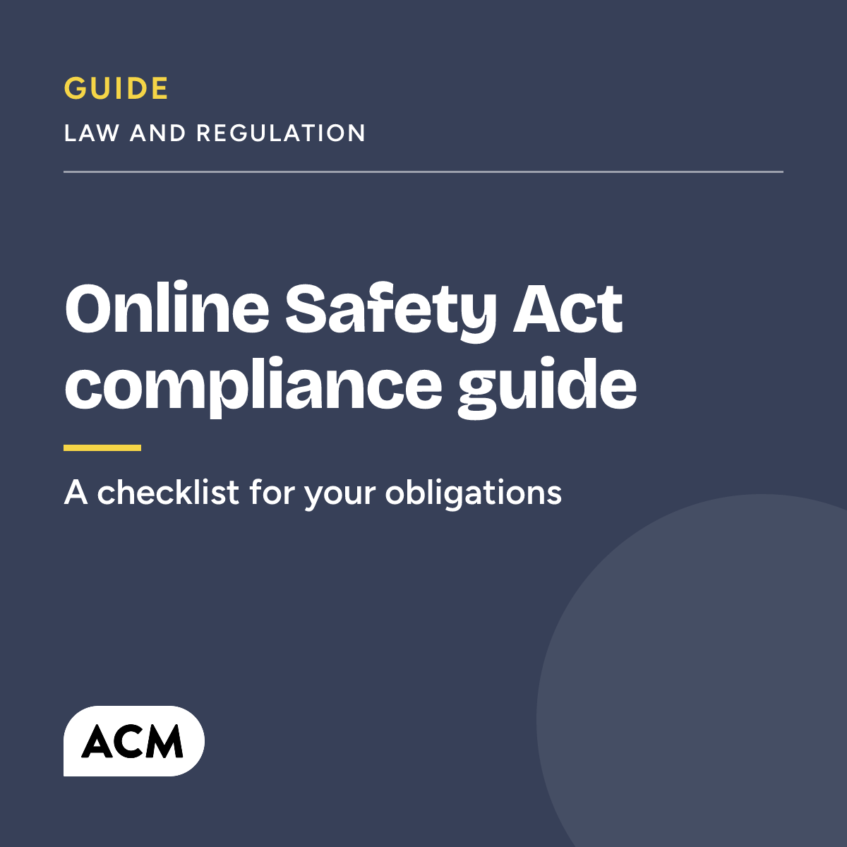 Online Safety Act Compliance Guide