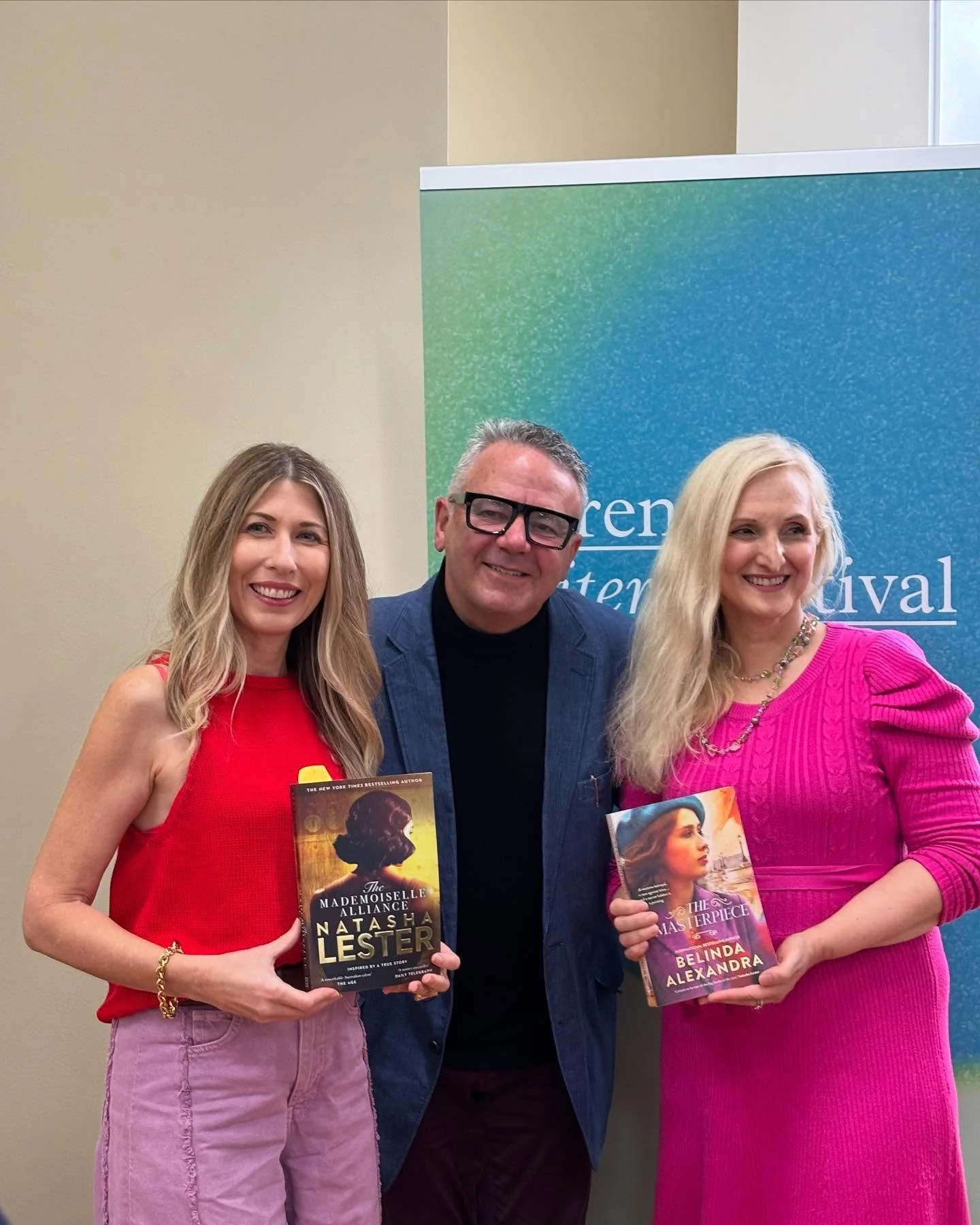 Such a great day @sorrentowritersfestival! I had two wonderful panels, the first with both the amazing @dervlamctiernan and @sallyhepworth - I don&rsquo;t know how I was lucky enough to get on a panel with those two! And my second panel was with my g
