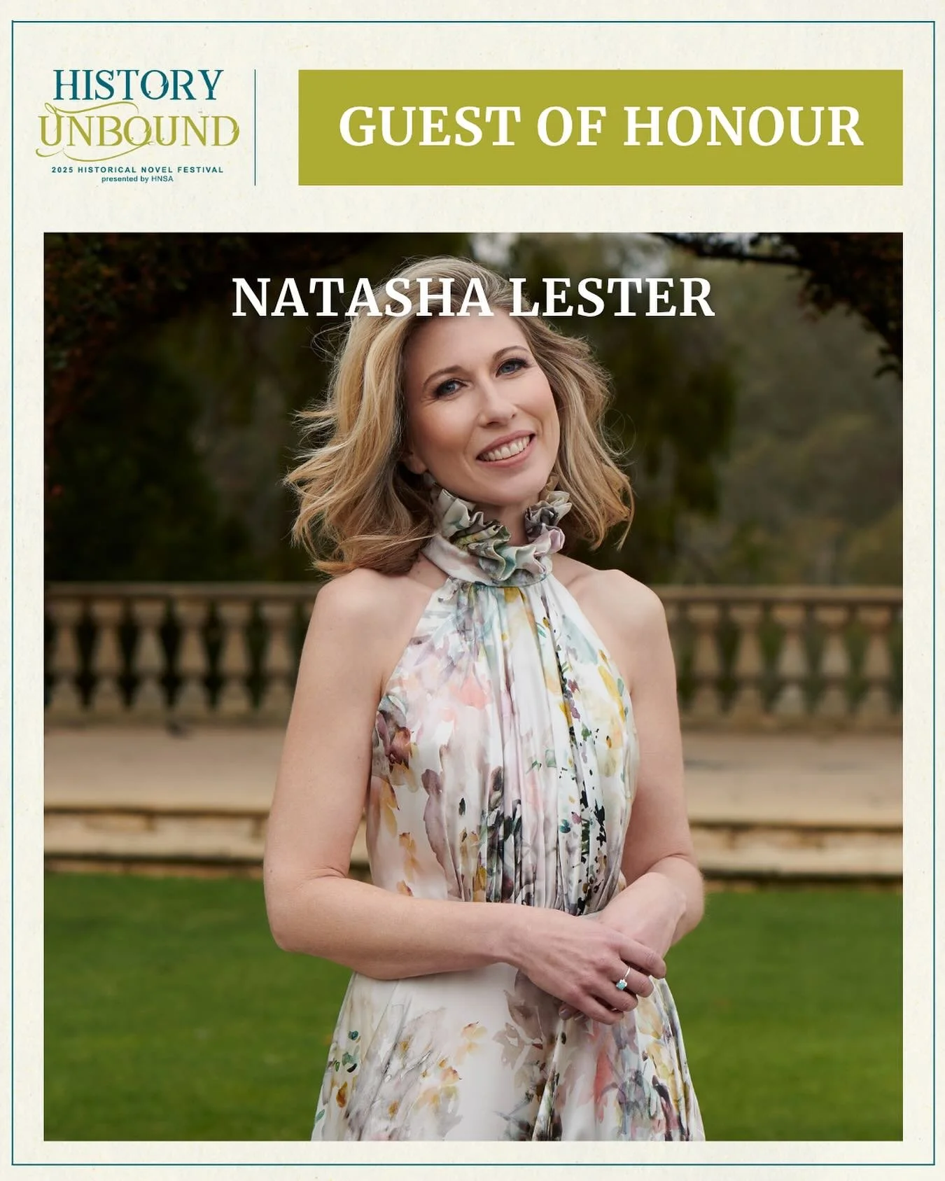 I&rsquo;m looking forward to popping back over to Sydney next week for the @hnsaustralasia Historical Novel Festival - History Unbound. And somehow I&rsquo;m a guest of honour, which is very cool and I do feel very honoured!!

If you&rsquo;d like to 