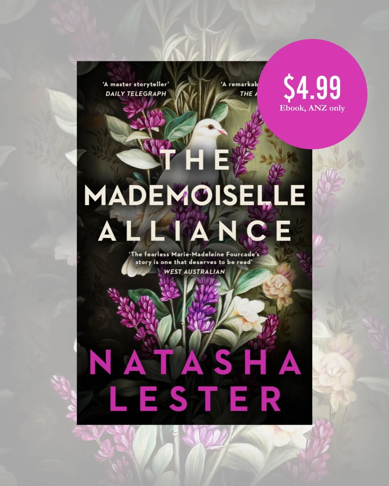 If you&rsquo;re looking for something to read over the holiday period, THE MADEMOISELLE ALLIANCE is just $4.99 right now in ebook! ANZ only. 

Happy reading!!