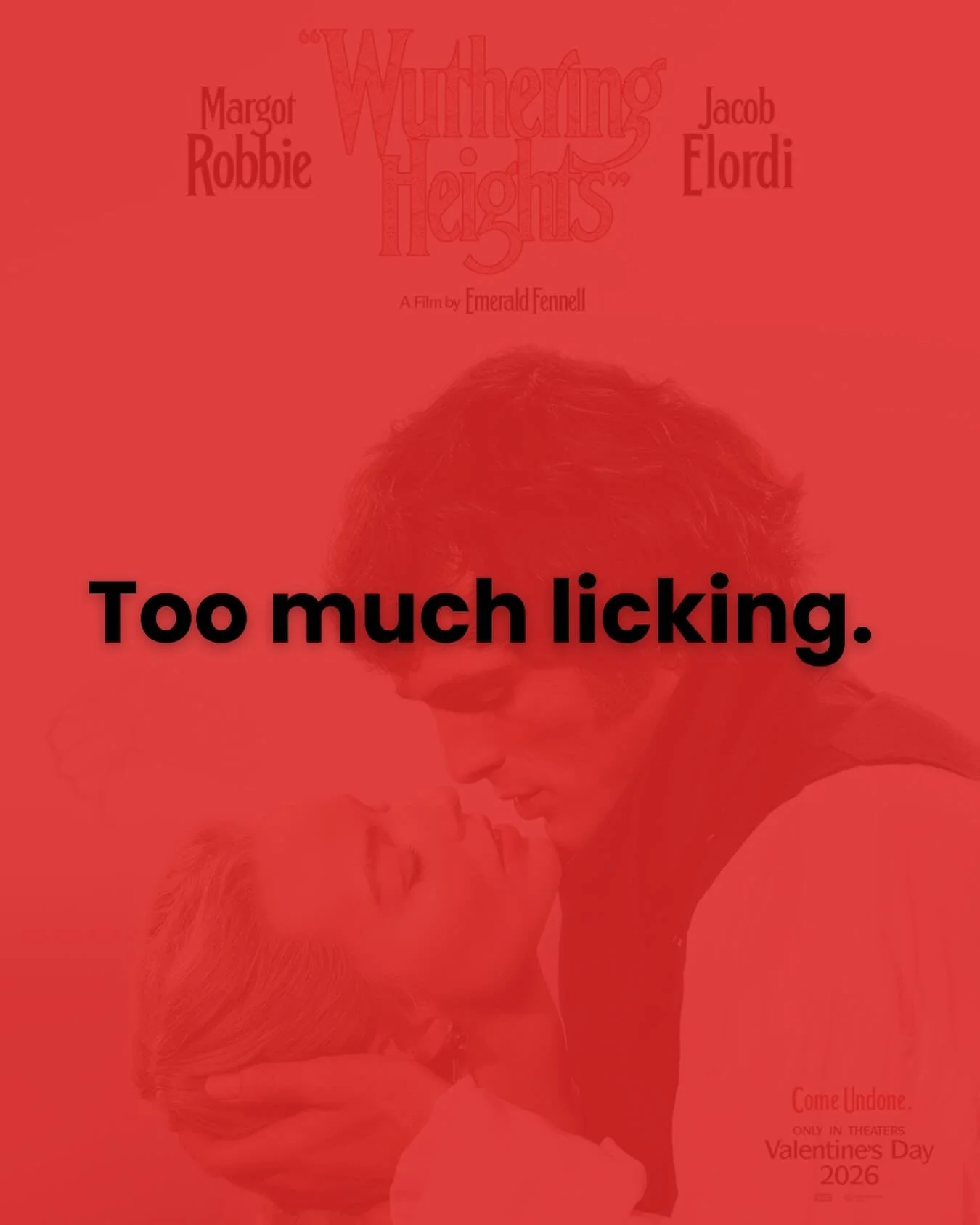 My daughter&rsquo;s succinct three word review of &ldquo;Wuthering Heights&rdquo; after we went to see it earlier this week! 😆😜